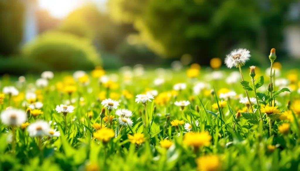 entdecken sie, wie diese scheinbar störenden blumen ihren rasen schützen und welche entscheidende rolle sie in ihrem garten spielen.