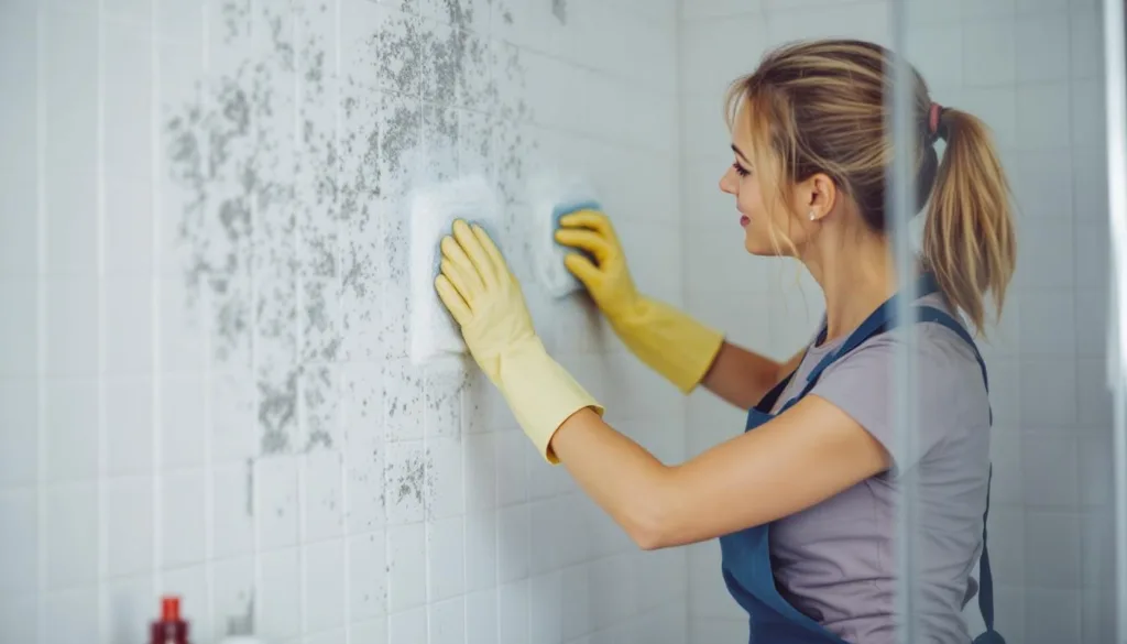 eine erfahrene putzfrau teilt ihre geheimtipps: mit nur zwei zutaten entfernen sie schimmel effektiv von duschwänden. erfahren sie, wie sie ihr badezimmer einfach und nachhaltig sauber halten.