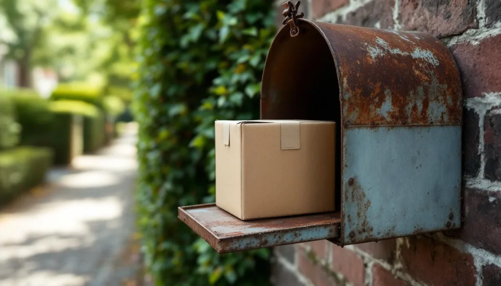 entdecken sie den ungewöhnlichen kartonwürfel im briefkasten – kein spam, keine werbung, sondern ein überraschender zweck dahinter.