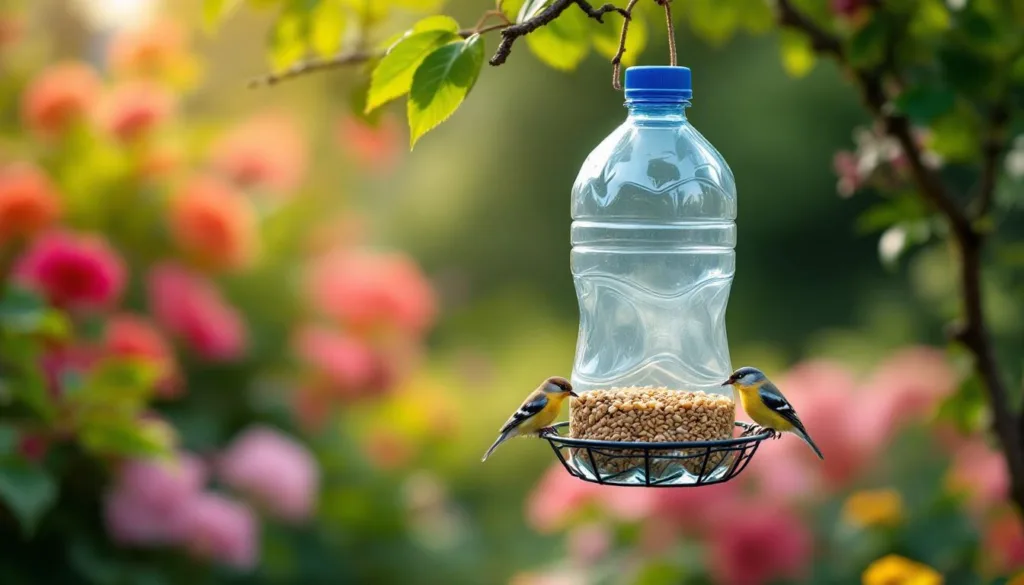 erfahren sie, wie sie aus einer einfachen plastikflasche einen praktischen und umweltfreundlichen vogelfutterspender selbst herstellen können.